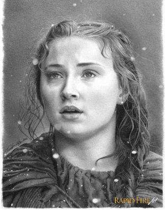 How to Shade a Face - Sansa Stark Game of Thrones RapidFireArt