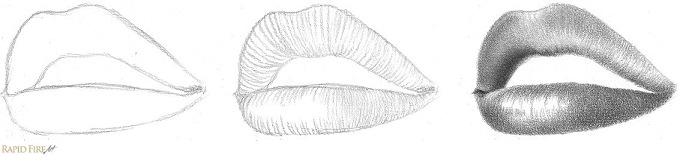 Contour Shading Example Lips RFA 3