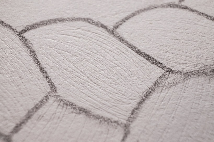 Drawing White Hair_Paper Texture Closeup_Needle RFA