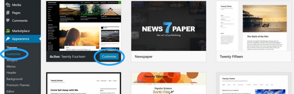 how-to-customize-wordpress-site