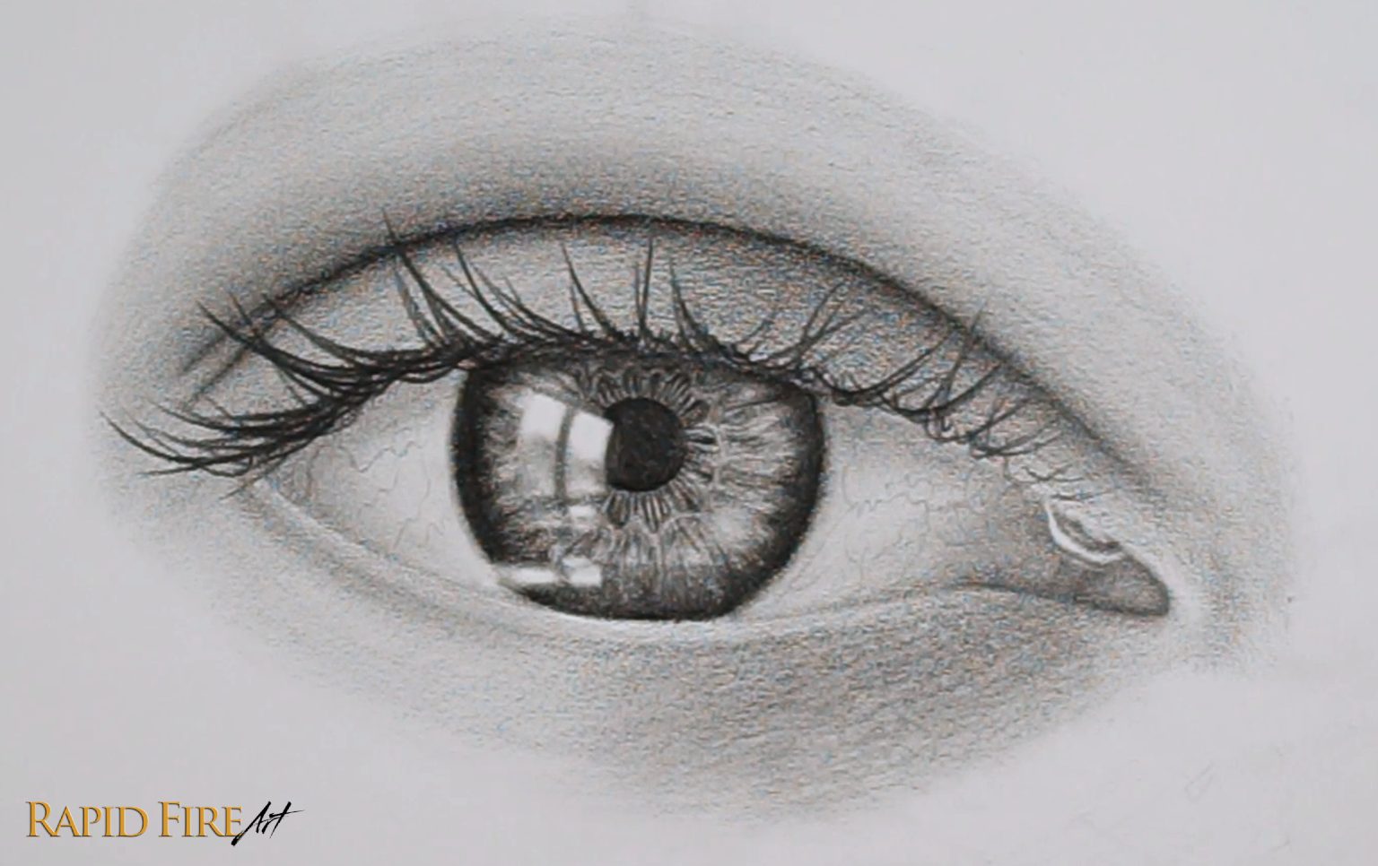 How to Draw a Teary Crying Eye Step 10_3