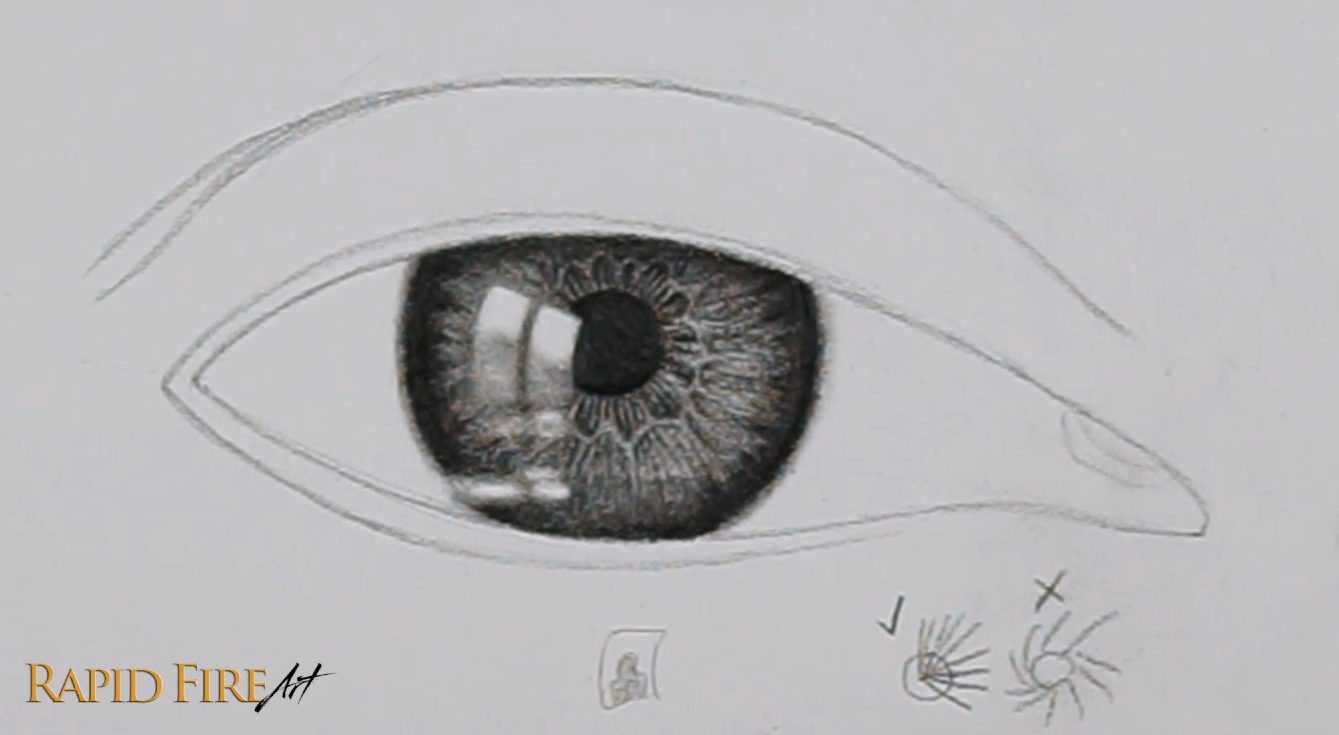 How to Draw a Teary Crying Eye Step 6_3