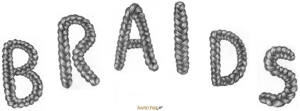 How to Draw Braids All RFA