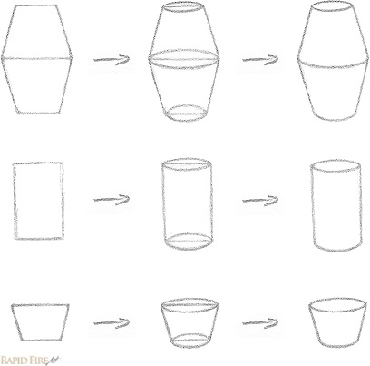 How to Draw Cylindrical Objects