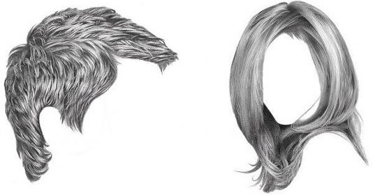 how to draw realistic hair in 4 steps