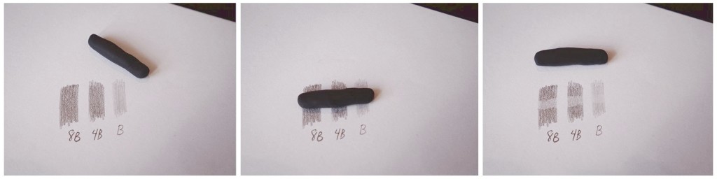 how to use a kneaded eraser highlighting