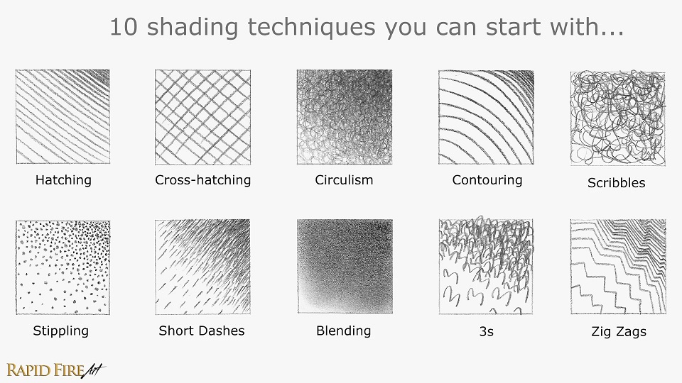 Pencil Shading Techniques