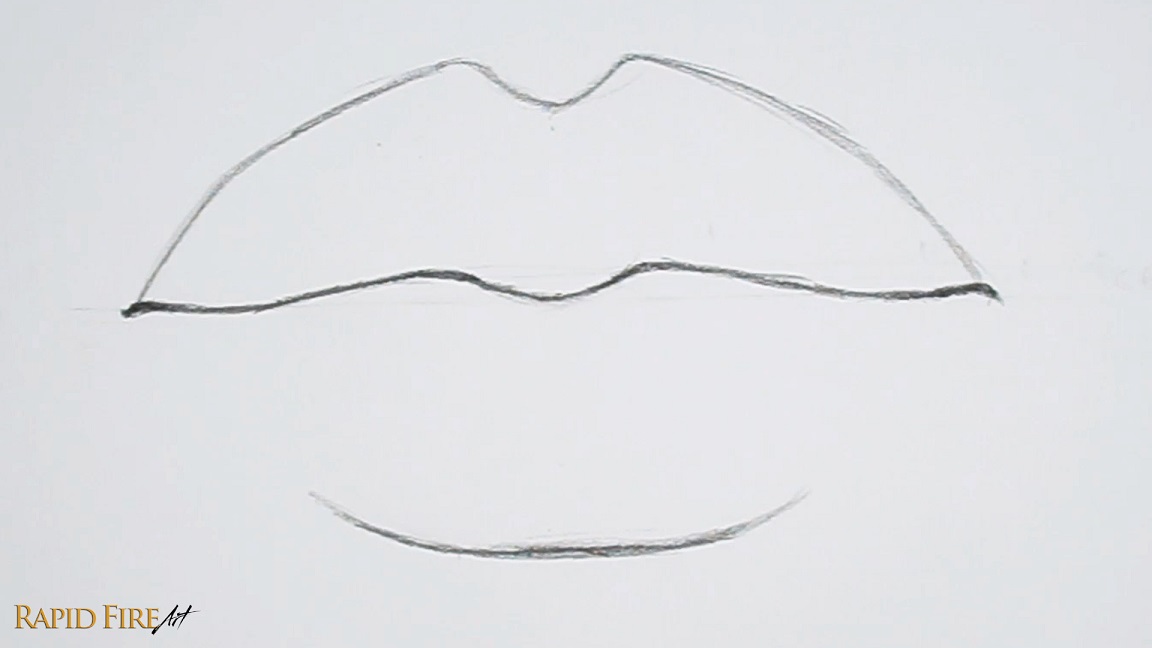 How to Draw Lips Outline
