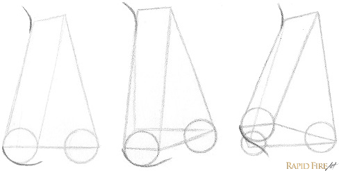 drawing a 3/4 nose