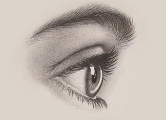 How to Draw a Realistic Eye From the Side