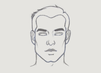 How to Draw a Face from the Front_Loomis Method for Drawing the Face from any angle