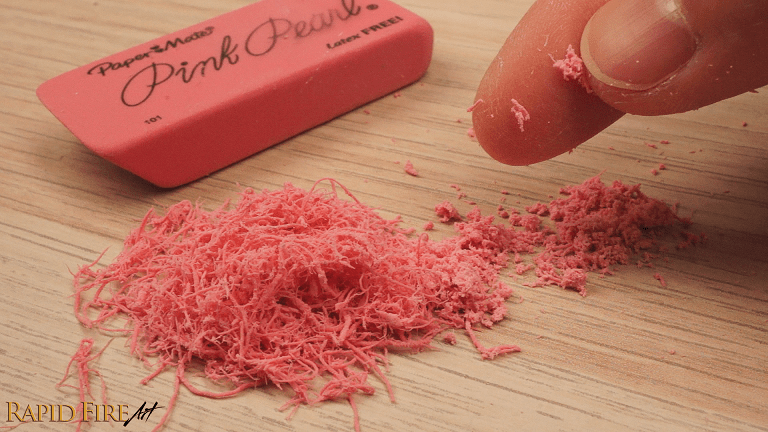 How to fix a crumbly eraser